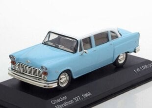 Checker Marathon 327 1964 Light Blue/White WB202 WHITEBOX 1:43 hind ja info | Mudelautode kollektsioneerimine | kaup24.ee