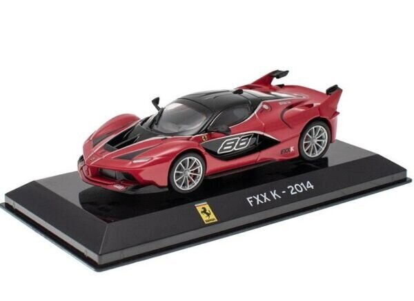 Ferrari FXX K - 2014 Dark Red SUP102 Altaya hind ja info | Mudelautode kollektsioneerimine | kaup24.ee