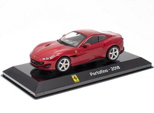 Ferrari Portofino - 2018 Metallic Red SUP103 Altaya hind ja info | Mudelautode kollektsioneerimine | kaup24.ee