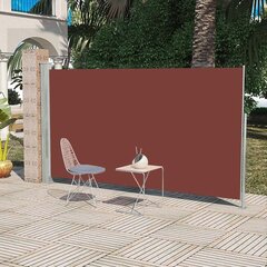 Kokkupandav varikatus terrassile 160 x 300 pruun цена и информация | Зонты, маркизы, стойки | kaup24.ee