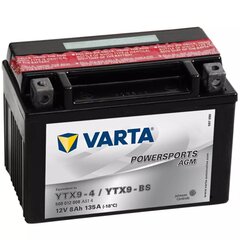 Mootorratta aku Varta AGM YTX9-4 / YTX9-BS hind ja info | Mootorrataste akud | kaup24.ee