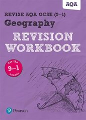 Pearson REVISE AQA GCSE (9-1) Geography Revision Workbook: for home learning, 2022 and 2023 assessments and exams hind ja info | Noortekirjandus | kaup24.ee