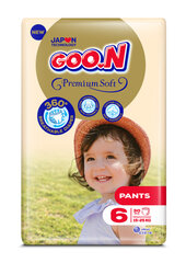 Püksmähkmed Goon, 6 (15-25 kg), 30 tk hind ja info | Mähkmed | kaup24.ee