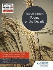 Study and Revise Literature Guide for AS/A-level: Pearson Edexcel Poems of the Decade hind ja info | Ajalooraamatud | kaup24.ee