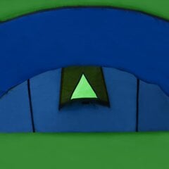 Палатка для 6 человек, синяя цена и информация | Палатки | kaup24.ee