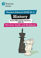 Pearson REVISE Edexcel GCSE (9-1) History Henry VIII Revision Guide and   Workbook: for home learning, 2022 and 2023 assessments and exams Online ed цена и информация | Книги для подростков и молодежи | kaup24.ee