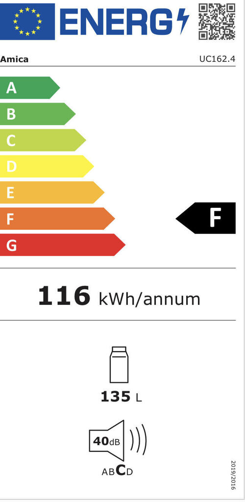 Amica UC162.4 цена и информация | Külmkapid | kaup24.ee