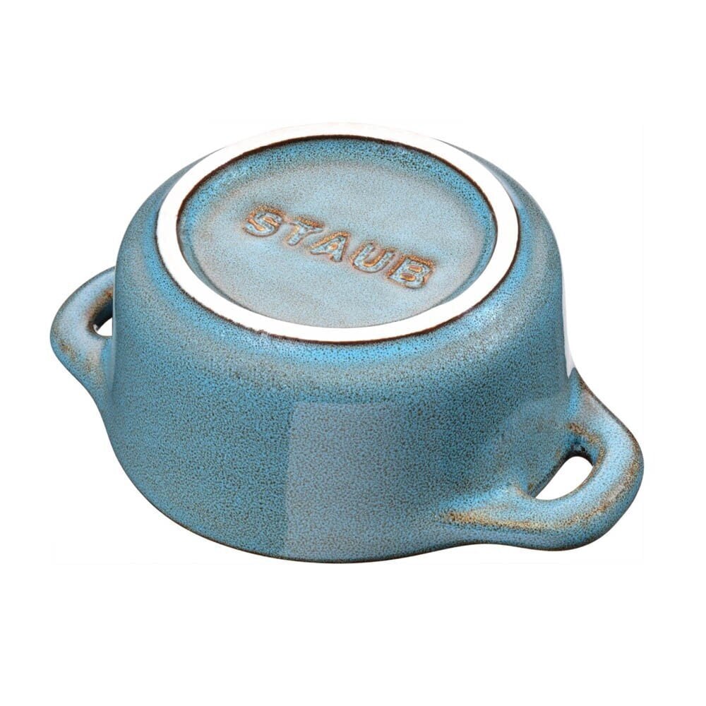 Staub Mini Cocotte Round 4 pcs. - 200 ml 40508-160-0 Antique Turquoise hind ja info | Potid ja kiirkeedupotid | kaup24.ee