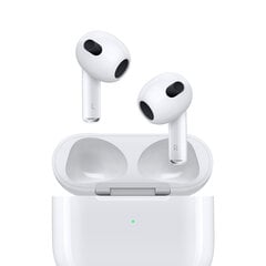 Гарнитура AirPods 3-го поколения, зарядный кейс MPNY3ZM/A цена и информация | Наушники | kaup24.ee