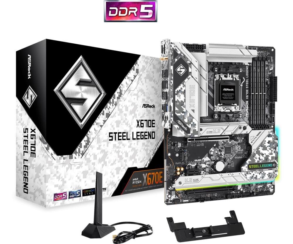 Asrock ASROCK X670E STEEL LEGEND AM5 DDR5 MB цена и информация | Emaplaadid | kaup24.ee