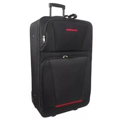 Набор чемоданов 90154, черный цена и информация | Чемоданы, дорожные сумки | kaup24.ee