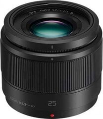 Objektiiv Panasonic Lumix G 25mm f/1.7 II ASPH, must цена и информация | Объективы | kaup24.ee