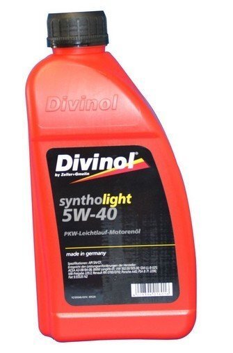 Mootoriõli Divinol Syntholight 5W40, 1L hind ja info | Mootoriõlid | kaup24.ee