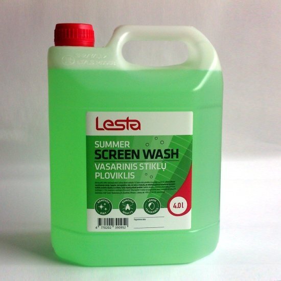 Suvine klaasipesuvedelik Lesta, 4L hind ja info | Antifriisid ja jahutusvedelikud | kaup24.ee