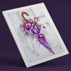 Алмазная мозаика 40x50 cm. "Flower umbrella" цена и информация | Алмазная мозаика | kaup24.ee