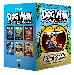 Dog Man 1-6: The Supa Epic Collection: From the Creator of Captain Underpants цена и информация | Книги для подростков и молодежи | kaup24.ee