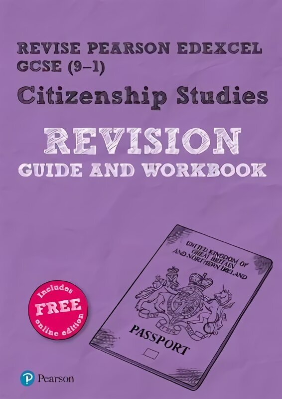 Pearson REVISE Edexcel GCSE (9-1) Citizenship Revision Guide & Workbook: for home learning, 2022 and 2023 assessments and exams цена и информация | Noortekirjandus | kaup24.ee