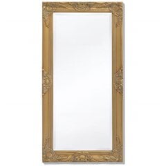 Настенное зеркало, стиль барокко, 100х50 см, золотистый цвет цена и информация | Зеркальца | kaup24.ee