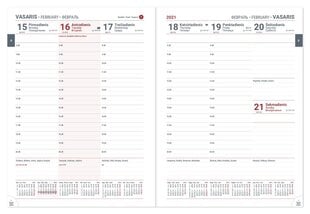 Kalendermärkmik A4 BALADEK must цена и информация | Календари, ежедневники | kaup24.ee