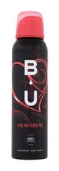 Дезодорант-спрей для женщин B.U. Heartbeat, 150 мл цена и информация | Дезодоранты | kaup24.ee