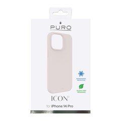 Puro Icon, iPhone 14 Pro, roosa / IPC14P61ICONROSE цена и информация | Чехлы для телефонов | kaup24.ee