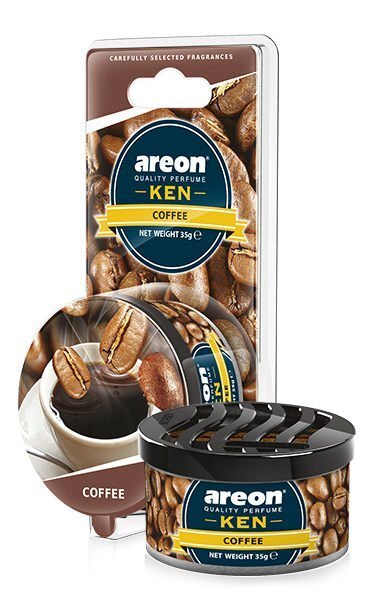 Auto õhuvärskendaja Areon Ken Coffee цена и информация | Autolõhnastajad | kaup24.ee