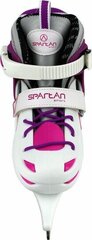 Коньки регулируемые по размеру Spartan Vancouver Lilly - White-Pink 32-35 цена и информация | Коньки | kaup24.ee