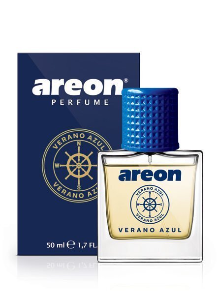 Auto õhuvärskendaja Areon Car Perfume 50ml - Verano Azul цена и информация | Autolõhnastajad | kaup24.ee