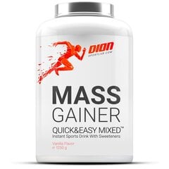 DION SPORTLAB MASS GAINER, Vanilla, 1250g hind ja info | Massilisajad | kaup24.ee