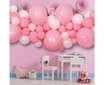 Õhupallipärg Baby Pink õhupallidega hind ja info | Õhupallid | kaup24.ee