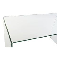 Kirjutuslaud DKD Home Decor, Klaas, (125 x 70 x 74 cm), läbipaistev värv hind ja info | Arvutilauad, kirjutuslauad | kaup24.ee