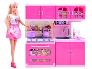 Anlily Doll köögimööbel koos valgustitega ZA2462 цена и информация | Игрушки для девочек | kaup24.ee