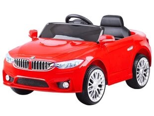 Mänguauto Beta akuga, EVA võtmed, pult PA0185, punane hind ja info | Laste elektriautod | kaup24.ee