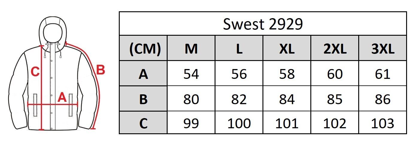 Meeste jope Swest 2929 hind ja info | Meeste joped | kaup24.ee