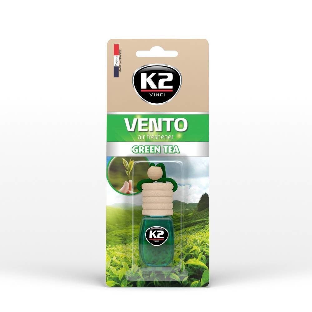 Auto õhuvärskendaja K2 Vento, roheline tee hind ja info | Autolõhnastajad | kaup24.ee