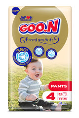 Püksmähkmed Goon, 4 (9-14 kg), 44 tk hind ja info | Mähkmed | kaup24.ee