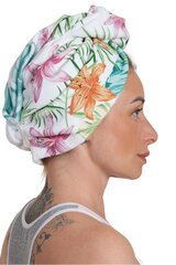 Puuvillane turban juuste kuivatamiseks, DFT002 цена и информация | Аксессуары для волос | kaup24.ee