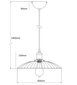 Ripplamp G.Lux GT-350-D35-1S-BL Loft-1 hind ja info | Rippvalgustid | kaup24.ee