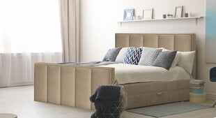 Континентальная кровать Feen, 200x200 см, коричневый цвет цена и информация | Кровати | kaup24.ee