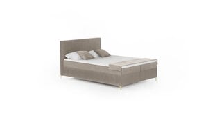 Континентальная кровать Savani, 180x200 см, коричневый цвет цена и информация | Кровати | kaup24.ee