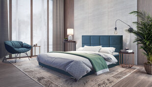 Кровать Praga 200x200 см, синий цвет цена и информация | Кровати | kaup24.ee