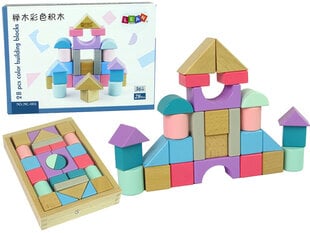 Puitklotside komplekt tüdrukutele Lean Toys Loss, 28 tk. hind ja info | Tüdrukute mänguasjad | kaup24.ee