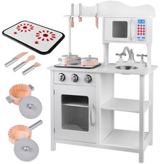 Белая деревянная кухня для детей индукционная ZA4127 цена и информация | Игрушки для девочек | kaup24.ee