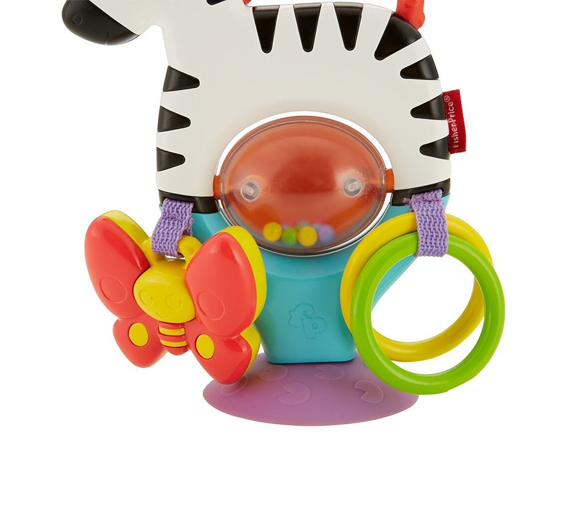 Kinnitatav kõrist Fisher Price Zebra цена и информация | Imikute mänguasjad | kaup24.ee