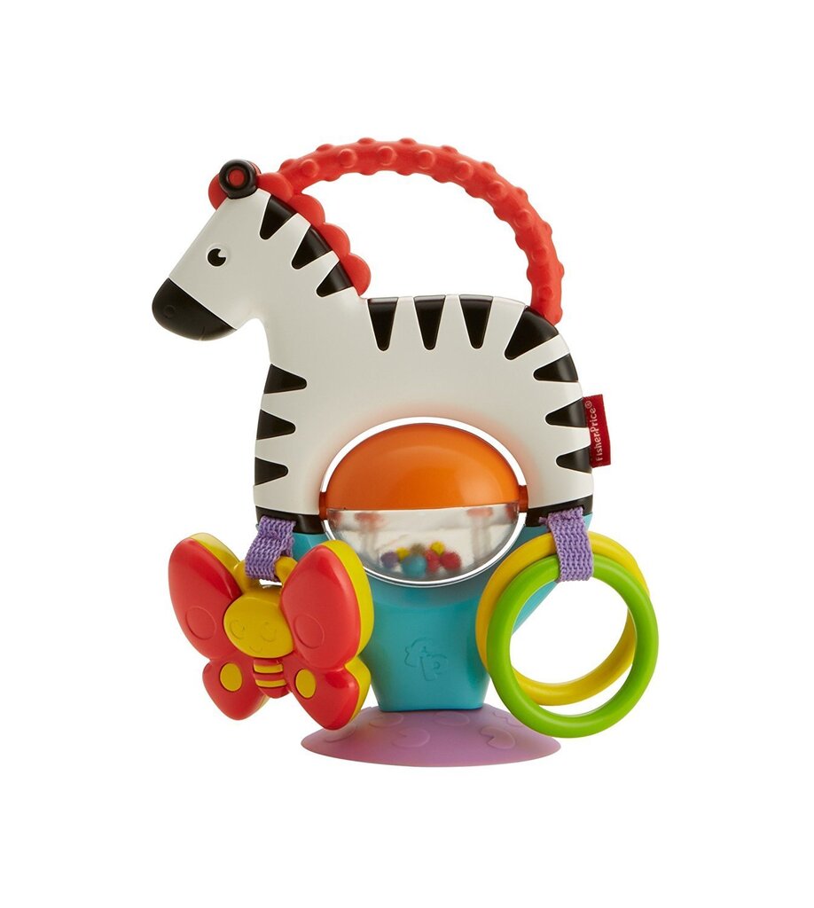 Kinnitatav kõrist Fisher Price Zebra цена и информация | Imikute mänguasjad | kaup24.ee