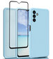 Protection set - Samsung Galaxy A13 5G (real liquide Easy clean) sinine + ekraani kaitseklaas Premium 5D hind ja info | Telefoni kaaned, ümbrised | kaup24.ee