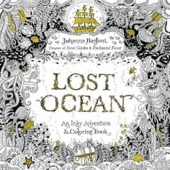 Lost Ocean: An Inky Adventure and Coloring Book for Adults цена и информация | Книжки - раскраски | kaup24.ee