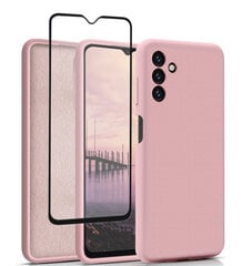 Силиконовый чехол SoundBerry для Samsung Galaxy A13, A13 4G, pink + защита из закаленного стекла цена и информация | Чехлы для телефонов | kaup24.ee