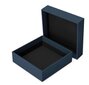 Sinine kaanega karp, suurus S. Must sisemus hind ja info | Kingituste pakendid | kaup24.ee