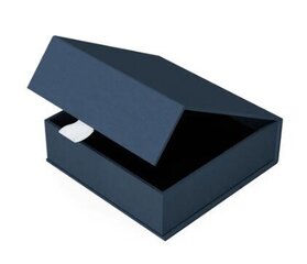 Sinine kast magnetiga suuruses S. Must sisemus цена и информация | Подарочные упаковки | kaup24.ee
